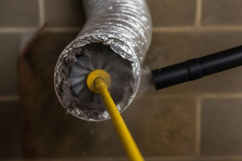 Dryer Vent Cleaning detail