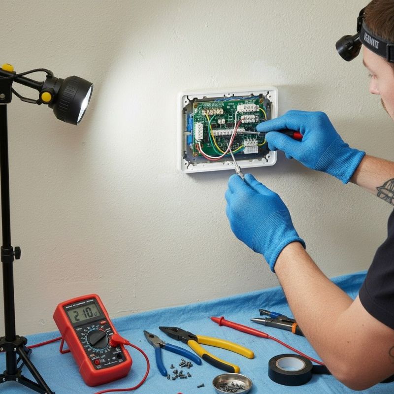 Thermostat Installation detail