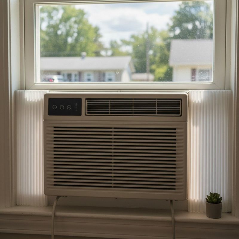 Window Air Conditioner Installation detail